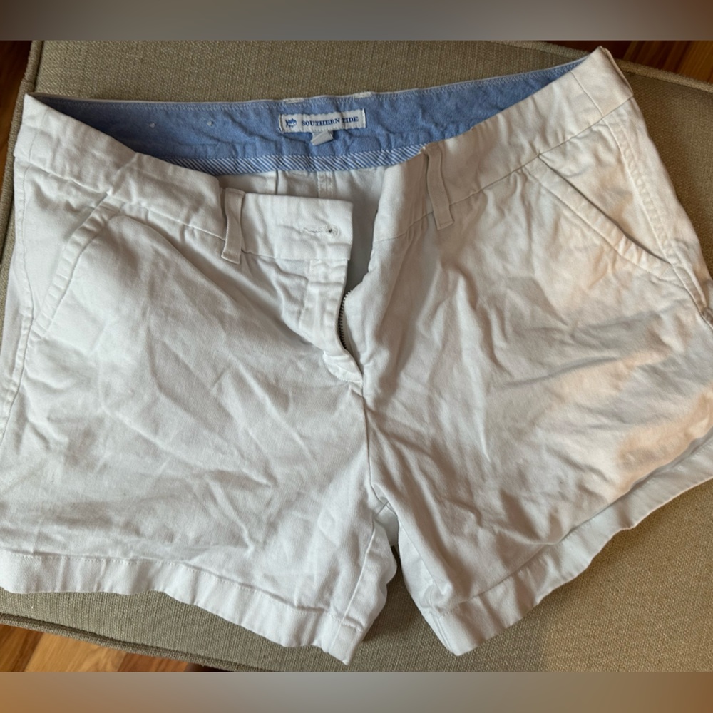 Southern Tide White Shorts